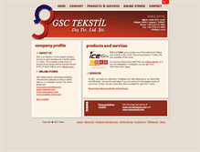 Tablet Screenshot of gsc.com.tr